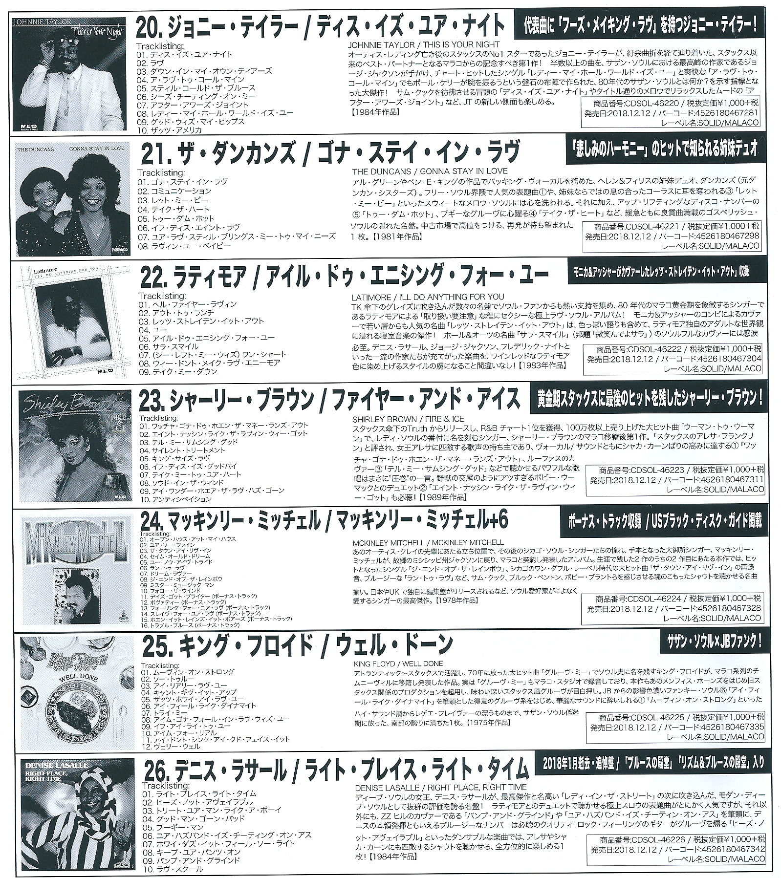 10月23日 火曜日 マラコsoul1000円 キングビスケット レコード 10月23日 火曜日 マラコsoul1000円 キングビスケット レコード